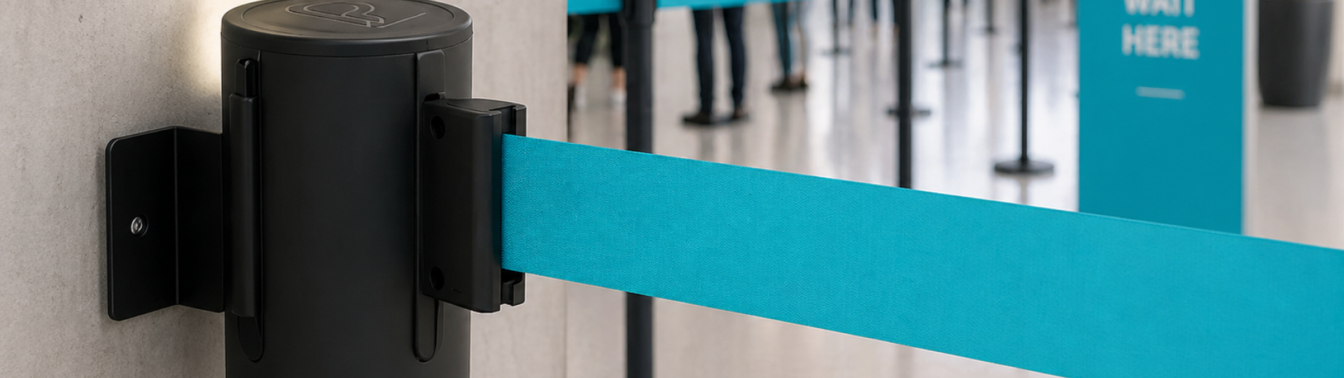 Enrouleurs muraux à sangle rétractable