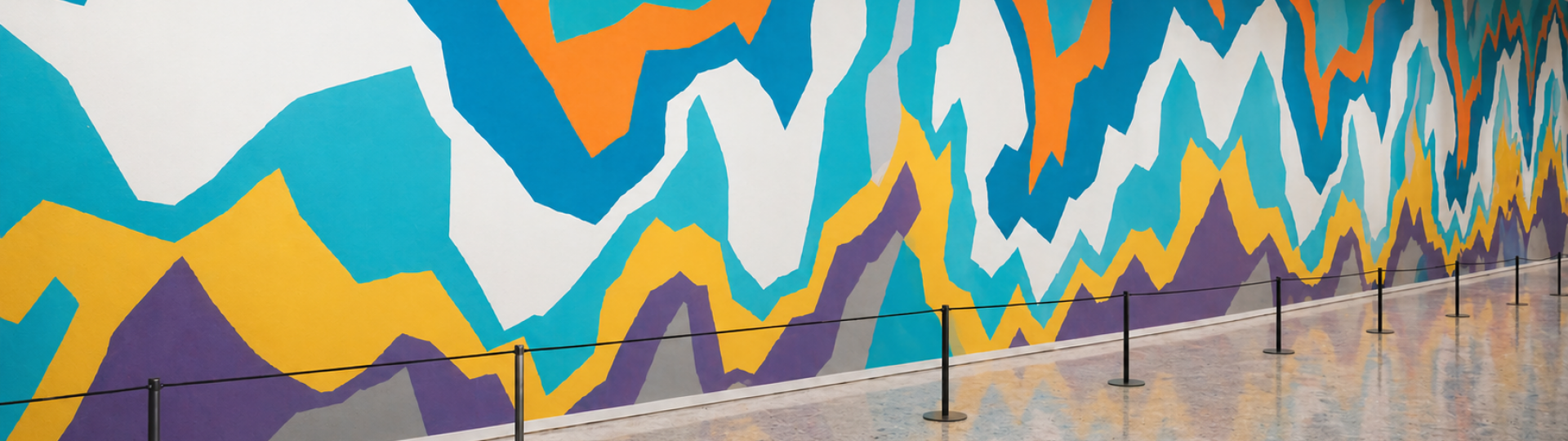 Poteaux de guidage pour musées