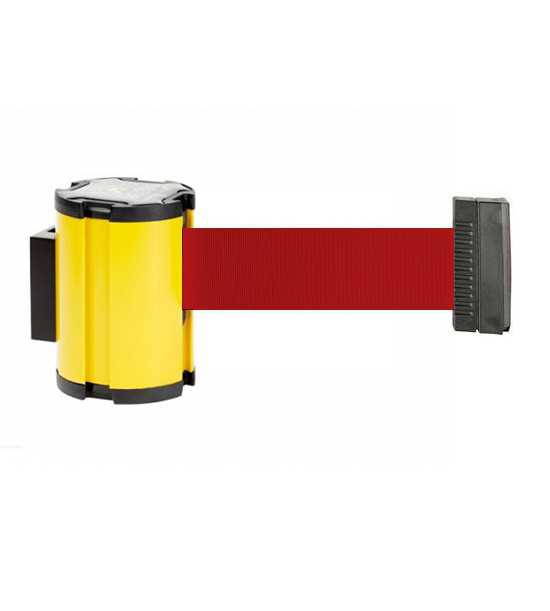 Muurcassette (geel plastic) - BELTRAC SAFETY