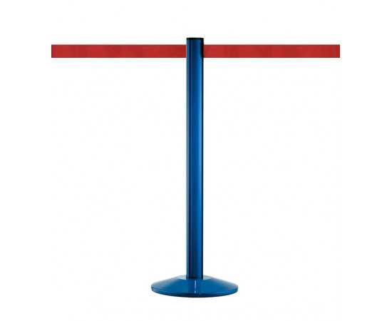 Afzetpaal met band Beltrac™ blauw, CLASSIC