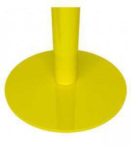 Poteau de guidage jaune à base lestée 11kg Poteau de guidage jaune à base lestée 11kg