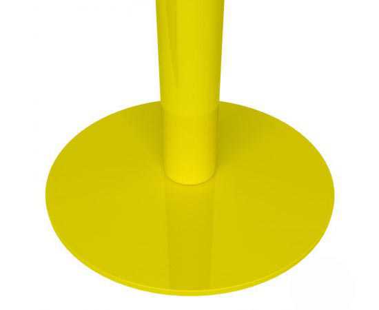 Poteau de guidage jaune à base lestée 11kg