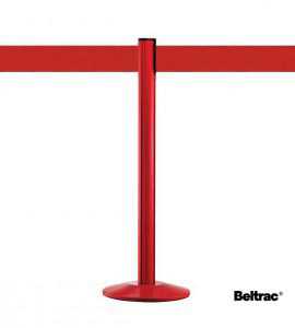 Afzetpaal met 10cm rood band BELTRAC™, rood, EXTEND