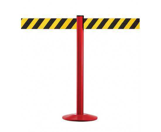 Colonnina segnapercorso nastro retrattile 10cm giallo/nero, Extend