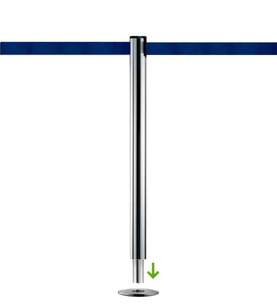 Guide-file à sceller (chromé) à sangle marine bleue- Extend Guide-file à sceller (chromé) à sangle marine bleue- Extend