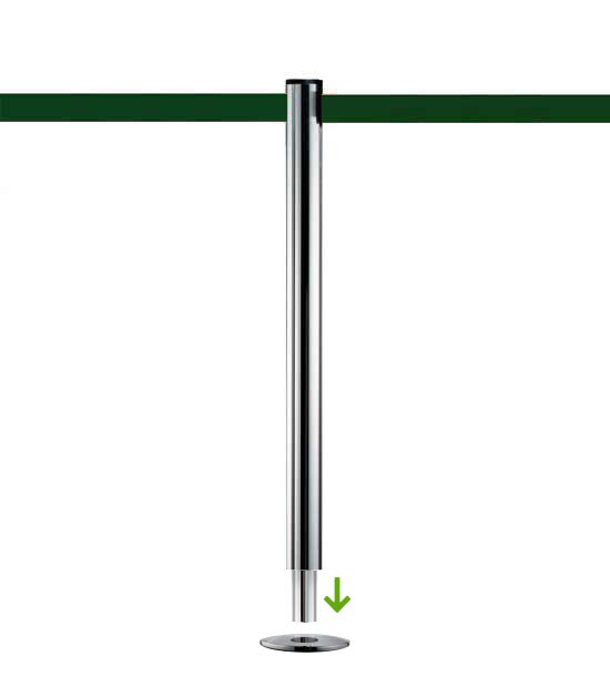 Guide-file à sceller (chromé) à sangle verte - Extend Guide-file à sceller (chromé) à sangle verte - Extend