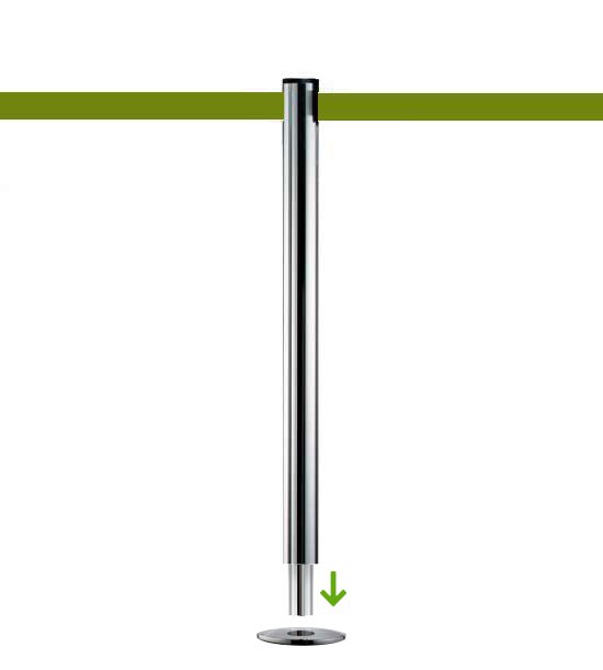 Guide-file à sceller (chromé) à sangle verte olive - Extend Guide-file à sceller (chromé) à sangle verte olive - Extend