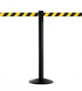 Guide file à sangle 5cm, noir, Extend, sangle jaune-noir 370cm Guide file à sangle 5cm, noir, Extend, sangle jaune-noir 370cm