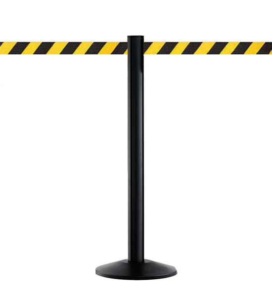 Guide file à sangle 5cm, noir, Extend, sangle jaune-noir 370cm Guide file à sangle 5cm, noir, Extend, sangle jaune-noir 370cm