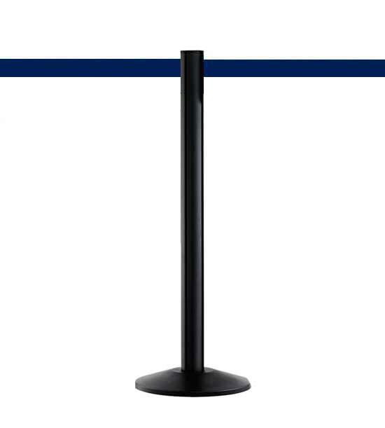 Guide file à sangle 5cm, noir, Extend, sangle bleu foncé 370cm Guide file à sangle 5cm, noir, Extend, sangle bleu foncé 370cm