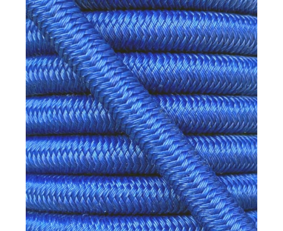 Détail de la bobine de corde bleu
