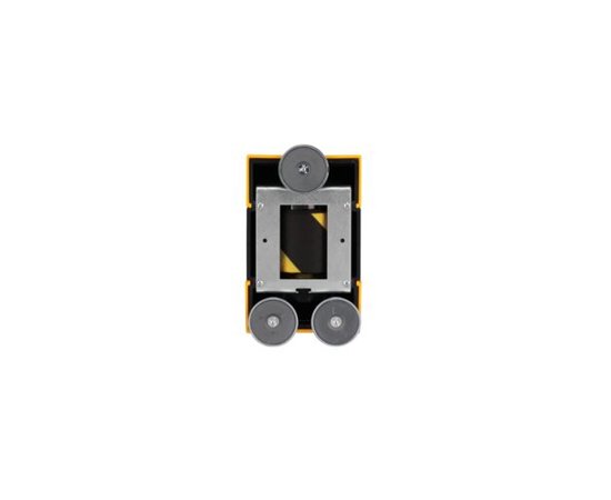 Cassette MGB-GS vue laterale jaune-noir