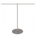 Poteau de musée à corde (Inox brossé) - LINE