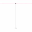 Poteau de musée à fixer (Blanc) - LINE FIX