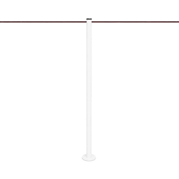 Poteau de musée à fixer (Blanc) - LINE FIX
