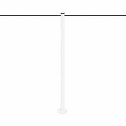 Poteau de musée à fixer (Blanc) - LINE FIX