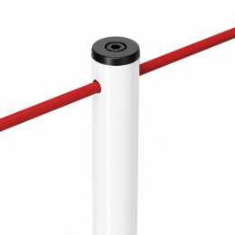 Poteau de musée à fixer (Blanc) - LINE FIX