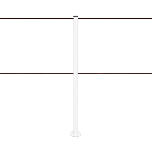 Poteau de délimitation à fixer (Blanc) - LINE FIX DUAL