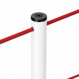 Poteau de délimitation à fixer (Blanc) - LINE FIX DUAL