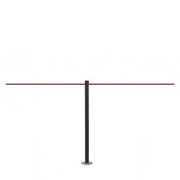 Potelet de protection à fixer 45 cm (Noir) - LINE MINI FIX