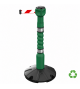 Poteau de délimitation Skipper™ vert avec sangle rétractable 9 mètres