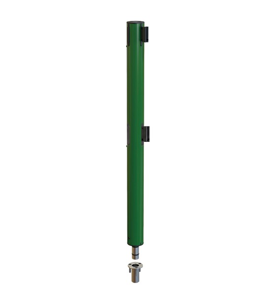 Green Twin-Belt Quick-Release Post