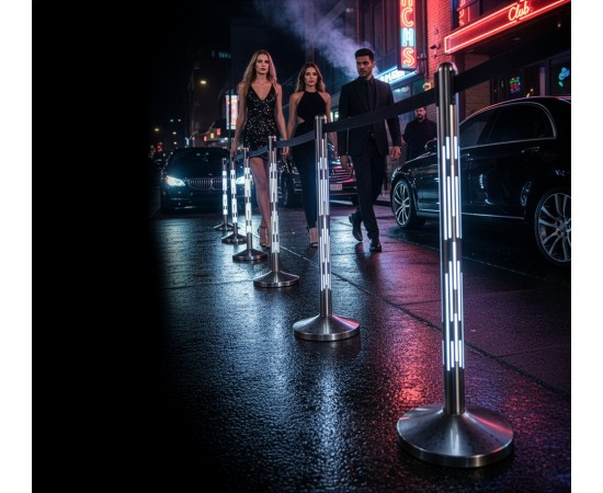 Poteau de balisage LED