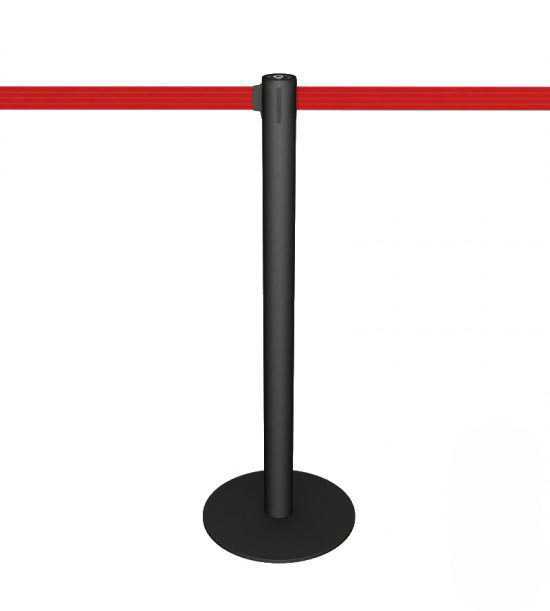 Poteau de guidage noir de qualité professionnelle au meilleur prix! Superbes finitions!
