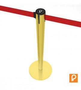 Abgrenzungsständer Gold - Potelet