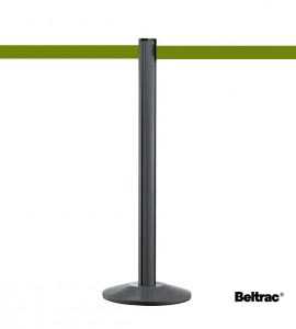 Poteau guide file anthracite Beltrac™ sangle olive Poteau guide file anthracite Beltrac™ sangle olive
