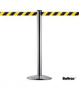 Guide file CLASSIC Chrome, sangle jaune/noir rayé Guide file CLASSIC Chrome, sangle jaune/noir rayé