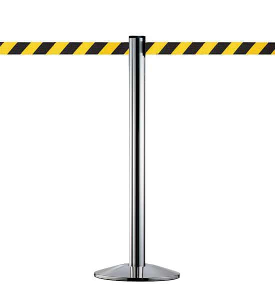 Guide file CLASSIC Chrome, sangle jaune/noir rayé Guide file CLASSIC Chrome, sangle jaune/noir rayé