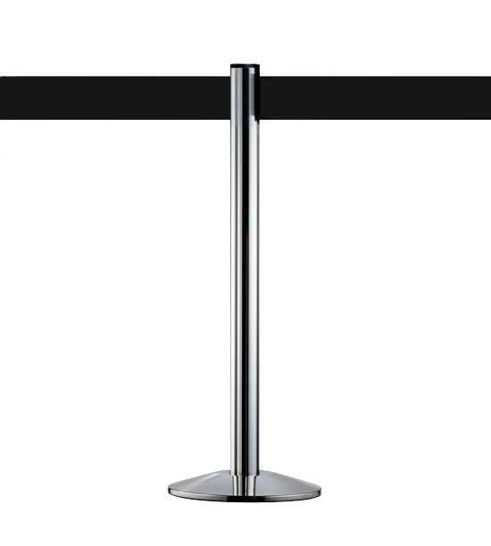 Afzetpaal met 10cm zwart band, BELTRAC™