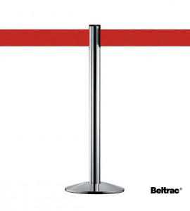 Afzetpaal met 10cm rood band, BELTRAC™