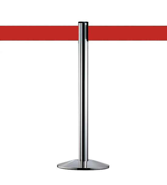 Afzetpaal met 10cm rood band, BELTRAC™