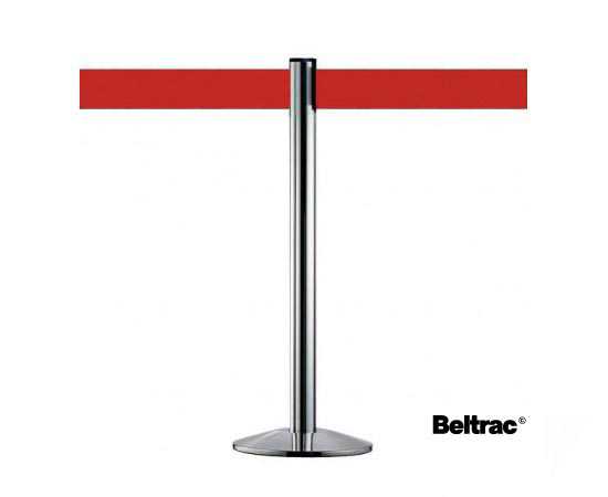 Afzetpaal met 10cm rood band, BELTRAC™
