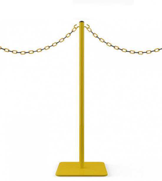 Poteau de guidage à chaine (Jaune) - CHAIN