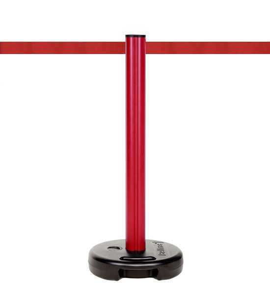 Poteau de guidage extérieur (Rouge, sangle rouge) - BELTRAC OUTDOOR
