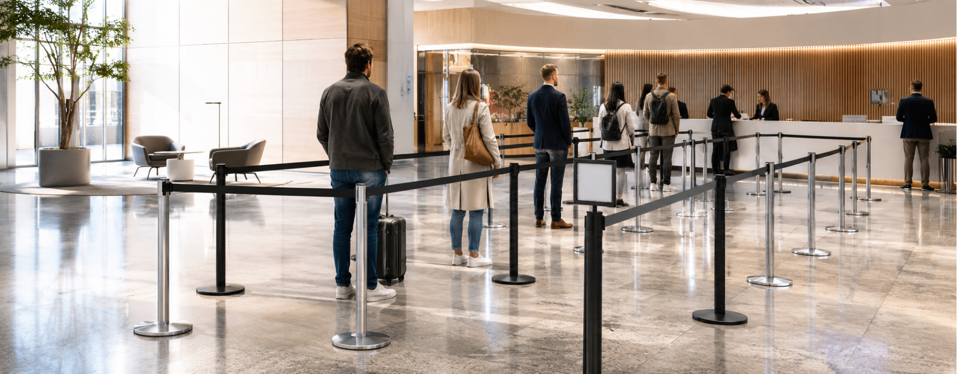 Professional guidance post: complete guide to organizing visitor flow