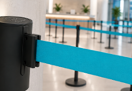 Sécurité des accès grâce aux enrouleurs muraux à sangle rétractable