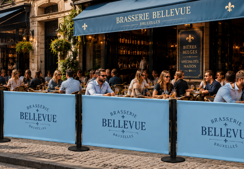 Bannières de terrasse café : optimiser son espace et sa visibilité